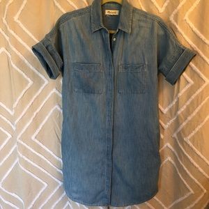 Madewell denim courier dress